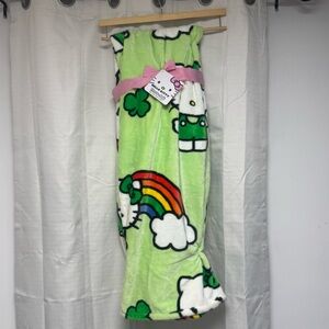 Hello Kitty St Patrick’s Rainbow Throw Blanket